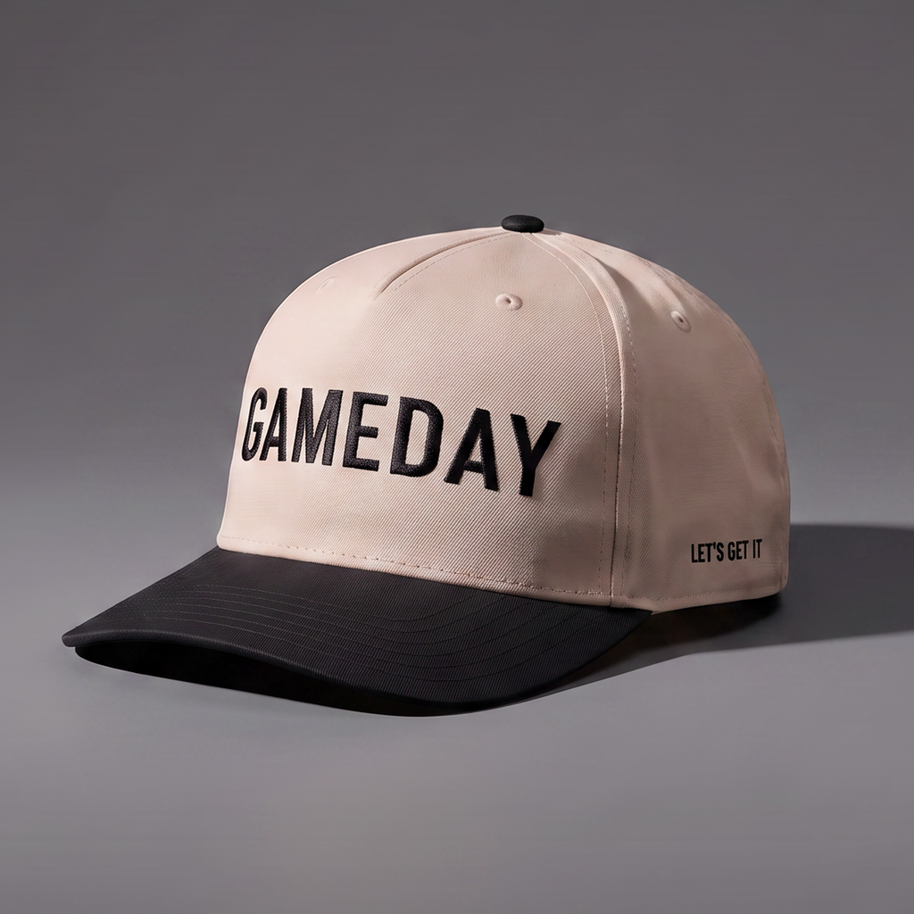 Embroidered Black GAMEDAY Snapback