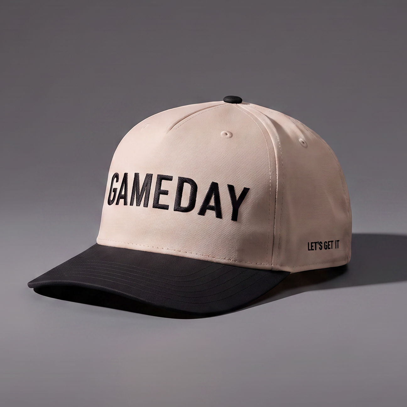 Embroidered Black GAMEDAY Snapback